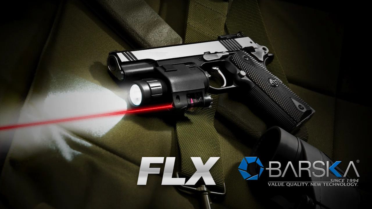opplanet barska red laser sight with flashlight video
