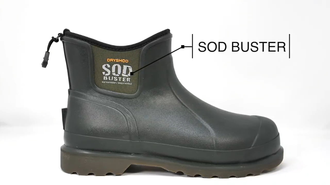 opplanet dryshod sod buster ankle boot video