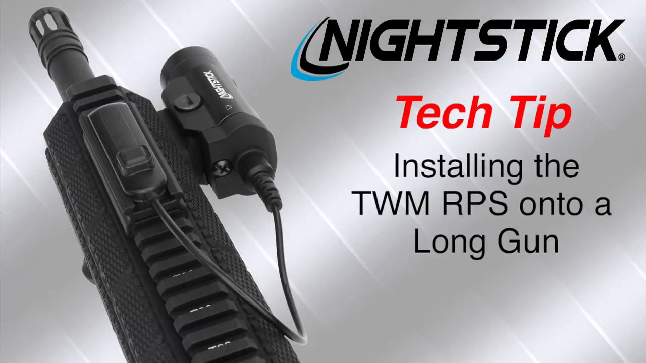 opplanet nightstick installing twm series weapon light with rps on a handgun video
