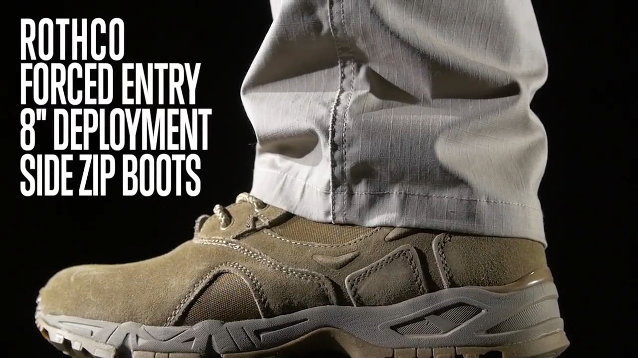 opplanet rothco product breakdown forced entry deployment boots with side zipper video