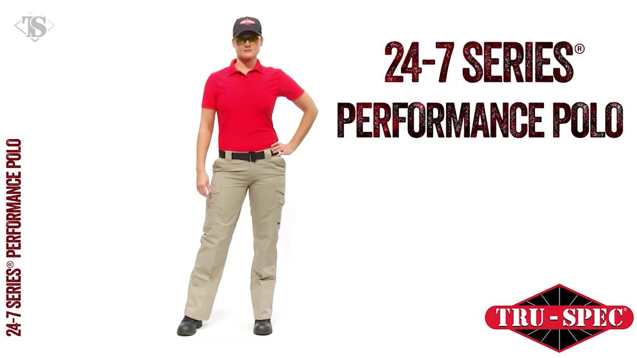 opplanet tru spec 24 7 series womens performance polo video